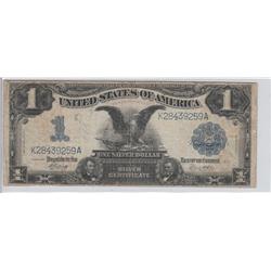 $1 BLACK EAGLE 1899 SILVER CERTIFICATE