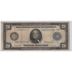 $20 FRN 1914 LARGE SIZE NOTE ***CLEVELAND***