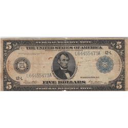 $5 SAN FRANCISCO FRN 1914