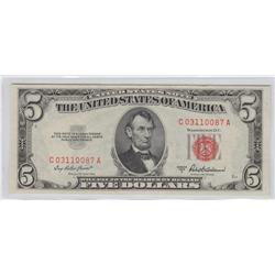 BOLD $5 RED SEAL 1953