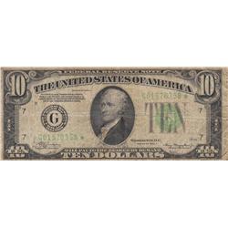 STAR $10 1934 OLD STAR NOTE