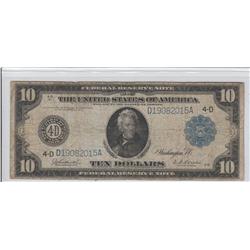 $10 FEDERAL RESERVE NOTE 1914