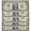 Image 1 : LOT OF 5 STAR NOTES $1 1963 FRN