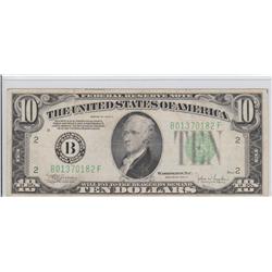 $10 FRN GREEN SEAL 1934 C