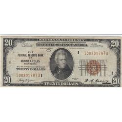 $20 FRBN 1929