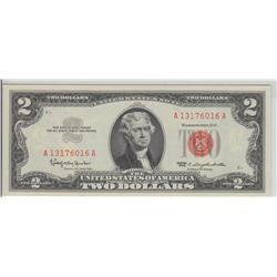 $2 RED SEAL 1963 UNCIRCULATED