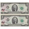 Image 1 : 2 CONSECUTIVE FIRST DAY ISSUE $2 1976 STAMPED
