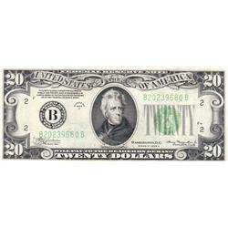 $20 FRN GREEN SEAL 1934
