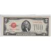 $2 1928 G RED SEAL UNCIRCULATED CHERRY SEAL BOLD CRISP