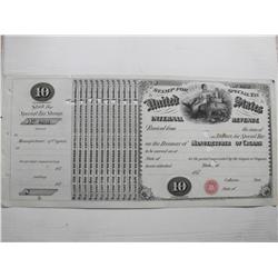 US INTERNAL REVENUE TAX STAMP FOR CIGARS VERY NEAT 187x