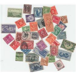 LOT OF OLD STAMPS MANY $1 AND HIGHER VALUES