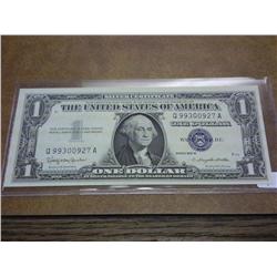 1957-B $1 SILVER CERTIFICATE GEM CU