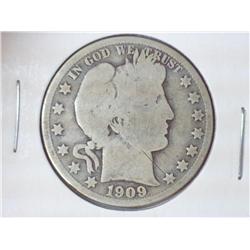 1909-O BARBER HALF DOLLAR