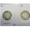 Image 1 : 1912 & 1912-D BARBER DIMES