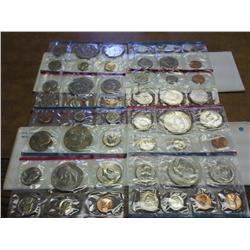1971-P/DS, 74-P/D/S, 76-P/D & 77-P/D US MINT SETS