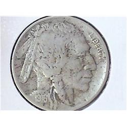 1916-D BUFFALO NICKEL (VERY FINE)