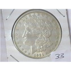 1921 MORGAN SILVER DOLLAR