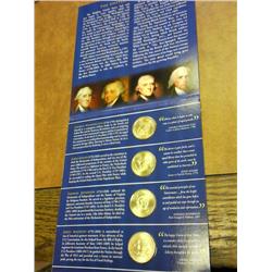 2007-P US MINT PRESIDENTIAL DOLLAR COIN UNC SET