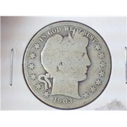 1903-S BARBER HALF DOLLAR