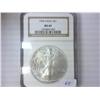 Image 1 : 1995 AMERICAN SILVER EAGLE NGC MS69