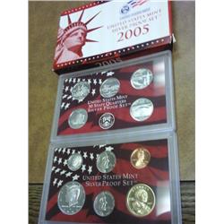 2005 US SILVER PROOF SET (WITH BOX)