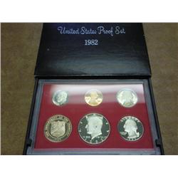1982 US PROOF SET (WITH BOX)