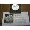 Image 1 : 2 OUNCE STERLING SILVER REMBRANT PROOF MEDAL