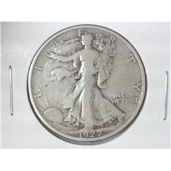 1927-S WALKING LIBERTY HALF DOLLAR
