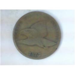 1857 FLYING EAGLE CENT