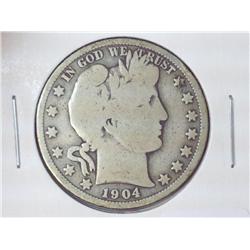 1904-O BARBER HALF DOLLAR
