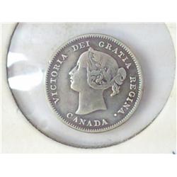 1901 CANADA FIVE CENTS (SILVER)