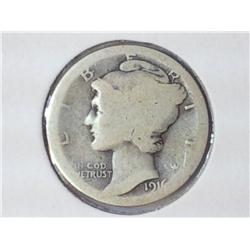 1916-S MERCURY DIME