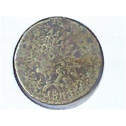 CIVIL WAR TOKEN "NOT ONE CENT" BADLY CORRODED