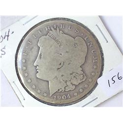 1904-S MORGAN SILVER DOLLAR (BETTER DATE)