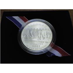 2007 LITTLE ROCK UNC SILVER DOLLAR