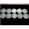 Image 1 : 10 ASSORTED LIBERTY "V" NICKELS ALL (VERY GOODS)