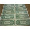 Image 2 : 10 ASSORTED 1957 $1 SILVER CERTIFICATES