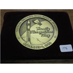 2 1/2"  BRONZE SPACE RELATED MEDAL