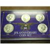 Image 1 : JFK ANNIVERSARY COIN SET 1965-69 40% HALVES (UNC)