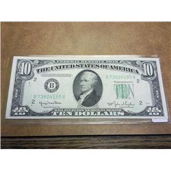 1950 $10 FRN (UNC)
