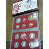 Image 2 : 2001 US SILVER PROOF SET (WITH BOX)