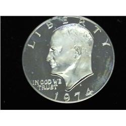 1974-S IKE DOLLAR (GEM PROOF)