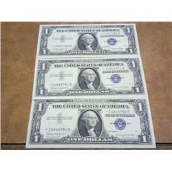 3-1957-B $1 SILVER CERTIFICATES STAR GEM CU
