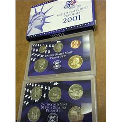 2001 US PROOF SET (WITH BOX)