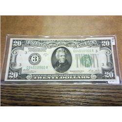 1928-A US $20 GOLD PAYMENT FRN