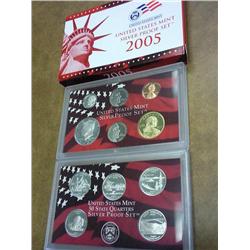 2005 US SILVER PROOF SET (WITH BOX)