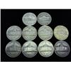 Image 2 : 10 ASSORTED 35% SILVER JEFFERSON WAR NICKELS