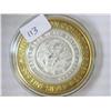 Image 2 : HORSESHOE CASINO $10 SILVER TOKEN (UNC)