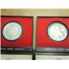 Image 2 : 2-US MINT AMERICAS 1ST MEDALS PEWTER