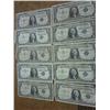 Image 1 : 10 ASSORTED 1957 $1 SILVER CERTIFICATES